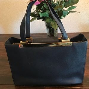 Michael Kors Satchel Bag with gold hardware